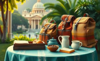 A serene Vatican scene depicting peace discussions with a focus on cultural symbols and natural beauty.