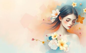 Colorful abstract background with soft textures evoking emotions and memories, representing remembrance and nostalgia.
